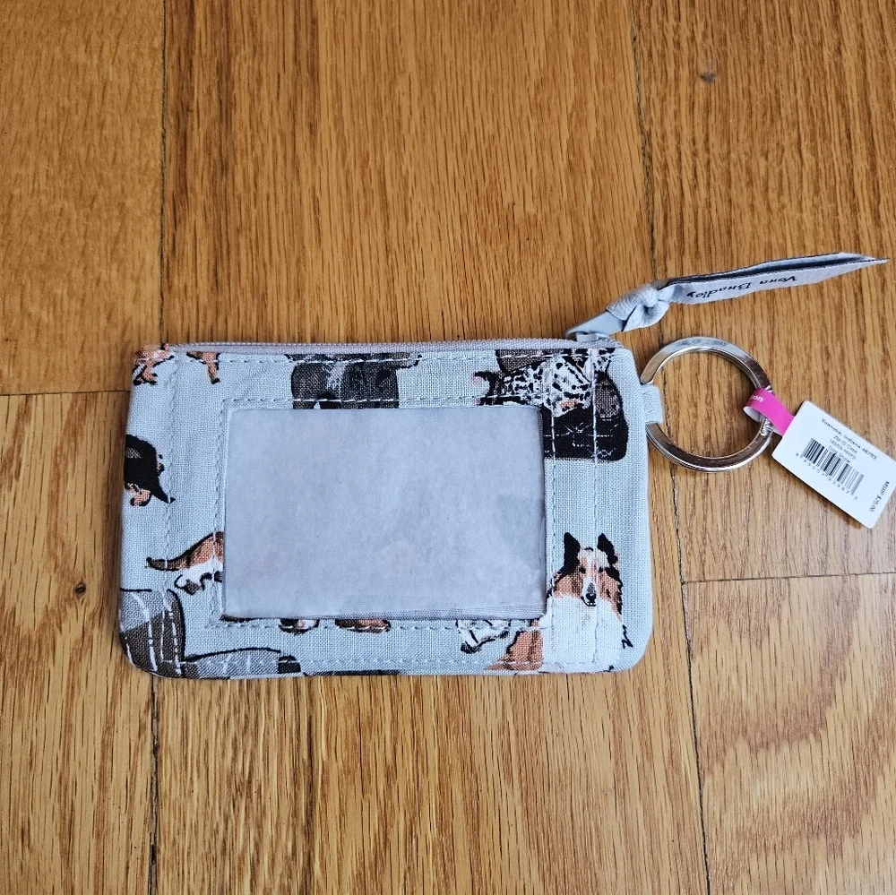 Vera Bradley Dog Show Zip ID Case NWT